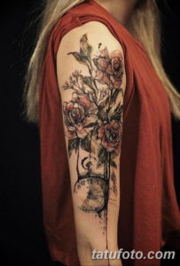 Фото красивый рукав тату 12.08.2019 №018 - beautiful sleeve tattoo - tatufoto.com