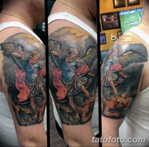 Фото красивый рукав тату 12.08.2019 №029 - beautiful sleeve tattoo - tatufoto.com