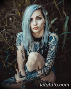 Фото красивый рукав тату 12.08.2019 №030 - beautiful sleeve tattoo - tatufoto.com