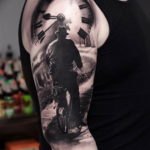 Фото красивый рукав тату 12.08.2019 №037 - beautiful sleeve tattoo - tatufoto.com