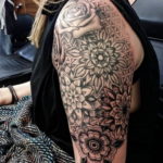 Фото красивый рукав тату 12.08.2019 №041 - beautiful sleeve tattoo - tatufoto.com