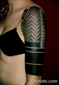 Фото красивый рукав тату 12.08.2019 №044 - beautiful sleeve tattoo - tatufoto.com