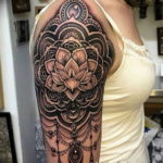 Фото красивый рукав тату 12.08.2019 №047 - beautiful sleeve tattoo - tatufoto.com