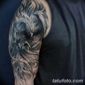 Фото красивый рукав тату 12.08.2019 №051 - beautiful sleeve tattoo - tatufoto.com