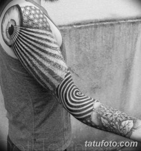 Фото красивый рукав тату 12.08.2019 №059 - beautiful sleeve tattoo - tatufoto.com