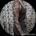 Фото красивый рукав тату 12.08.2019 №070 - beautiful sleeve tattoo - tatufoto.com