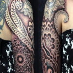 Фото красивый рукав тату 12.08.2019 №073 - beautiful sleeve tattoo - tatufoto.com