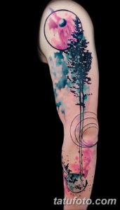 Фото красивый рукав тату 12.08.2019 №083 - beautiful sleeve tattoo - tatufoto.com