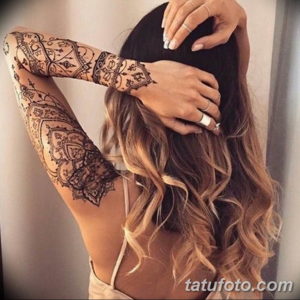 Фото красивый рукав тату 12.08.2019 №094 - beautiful sleeve tattoo - tatufoto.com
