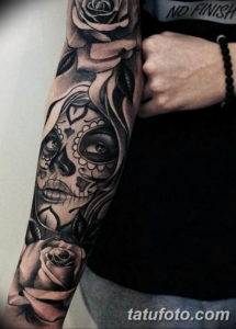 Фото красивый рукав тату 12.08.2019 №111 - beautiful sleeve tattoo - tatufoto.com
