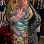 Фото красивый рукав тату 12.08.2019 №114 - beautiful sleeve tattoo - tatufoto.com