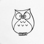 Фото маленькая сова тату эскиз 14.08.2019 №002 - little owl tattoo sketch - tatufoto.com