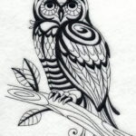 Фото маленькая сова тату эскиз 14.08.2019 №010 - little owl tattoo sketch - tatufoto.com