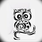 Фото маленькая сова тату эскиз 14.08.2019 №013 - little owl tattoo sketch - tatufoto.com