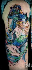 Фото пример тату океан 13.08.2019 №005 - ocean tattoo - tatufoto.com