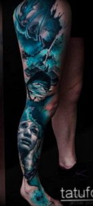 Фото пример тату океан 13.08.2019 №015 - ocean tattoo - tatufoto.com