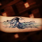 Фото пример тату океан 13.08.2019 №018 - ocean tattoo - tatufoto.com