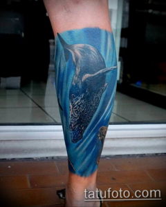 Фото пример тату океан 13.08.2019 №019 - ocean tattoo - tatufoto.com