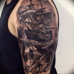 Фото пример тату океан 13.08.2019 №028 - ocean tattoo - tatufoto.com