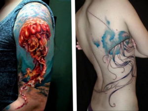 Фото пример тату океан 13.08.2019 №037 - ocean tattoo - tatufoto.com