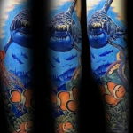 Фото пример тату океан 13.08.2019 №039 - ocean tattoo - tatufoto.com