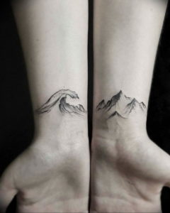 Фото пример тату океан 13.08.2019 №043 - ocean tattoo - tatufoto.com