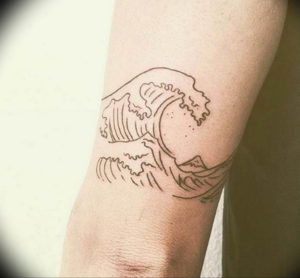 Фото пример тату океан 13.08.2019 №045 - ocean tattoo - tatufoto.com