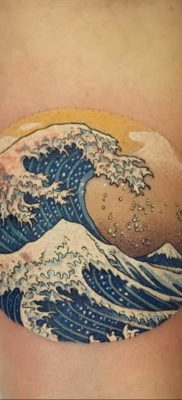 Фото пример тату океан 13.08.2019 №050 — ocean tattoo — tatufoto.com
