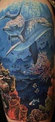 Фото пример тату океан 13.08.2019 №054 — ocean tattoo — tatufoto.com