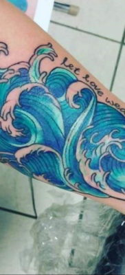Фото пример тату океан 13.08.2019 №056 — ocean tattoo — tatufoto.com