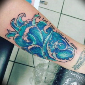 Фото пример тату океан 13.08.2019 №056 - ocean tattoo - tatufoto.com