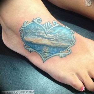 Фото пример тату океан 13.08.2019 №058 - ocean tattoo - tatufoto.com