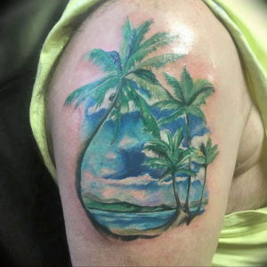 Фото пример тату океан 13.08.2019 №059 - ocean tattoo - tatufoto.com