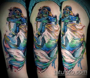 Фото пример тату океан 13.08.2019 №061 - ocean tattoo - tatufoto.com