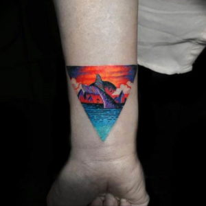 Фото пример тату океан 13.08.2019 №063 - ocean tattoo - tatufoto.com