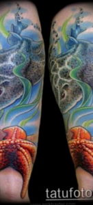 Фото пример тату океан 13.08.2019 №071 - ocean tattoo - tatufoto.com
