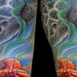Фото пример тату океан 13.08.2019 №071 - ocean tattoo - tatufoto.com