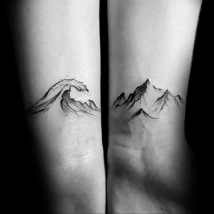 Фото пример тату океан 13.08.2019 №072 - ocean tattoo - tatufoto.com