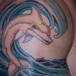 Фото пример тату океан на руке 13.08.2019 №003 - ocean tattoo on hand - tatufoto.com