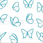 Фото тату бабочка маленькая эскиз 14.08.2019 №005 - butterfly tattoo small - tatufoto.com