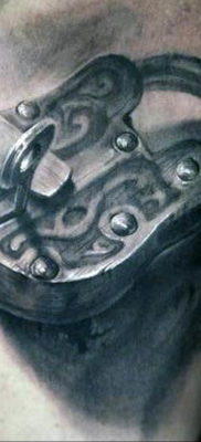 Фото тату замок и ключ 21.08.2019 №041 — tattoo lock and key — tatufoto.com