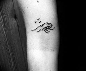 Фото тату океан 13.08.2019 №009 - ocean tattoo - tatufoto.com