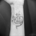 Фото тату океан 13.08.2019 №015 - ocean tattoo - tatufoto.com