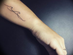 Фото тату океан 13.08.2019 №017 - ocean tattoo - tatufoto.com