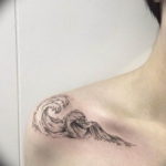 Фото тату океан 13.08.2019 №027 - ocean tattoo - tatufoto.com