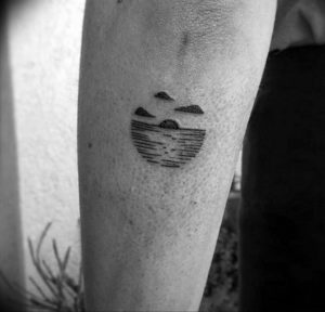 Фото тату океан 13.08.2019 №028 - ocean tattoo - tatufoto.com