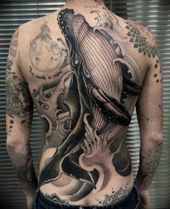 Фото тату океан 13.08.2019 №029 - ocean tattoo - tatufoto.com