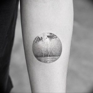 Фото тату океан 13.08.2019 №039 - ocean tattoo - tatufoto.com