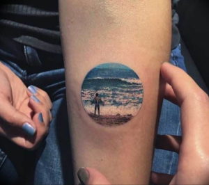 Фото тату океан 13.08.2019 №045 - ocean tattoo - tatufoto.com