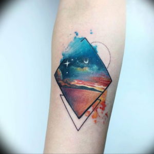 Фото тату океан 13.08.2019 №055 - ocean tattoo - tatufoto.com